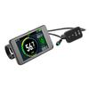 Electric Bike LCD Display Electric Scooter Color Display Meter with 5 Pin Water Proof Connector for 22.2mm Handlebar
