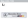 AAVV1 Car Aluminum Sticker Emblem Badge Decals Accessories For Mercedes-Benz A/B/GLA/CLA Smart AMG W108 W124 W126 W140 W168 W169 W176