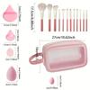 30pcs Ultra Deluxe Makeup Tools Makeup Brushes Makeup Storage Bag Liquid Foundation Wristband Headband Face and Eye Makeup