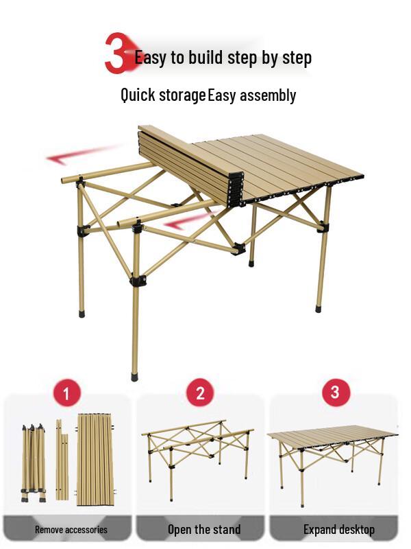 Handun Portable Outdoor Folding Camping Table