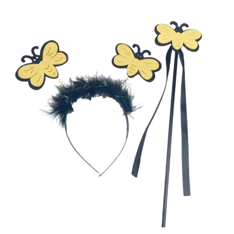 Animals Pattern Headbands Set Comfortable Soft Headbands Multi Color Hairpiece for Stylish Ladies