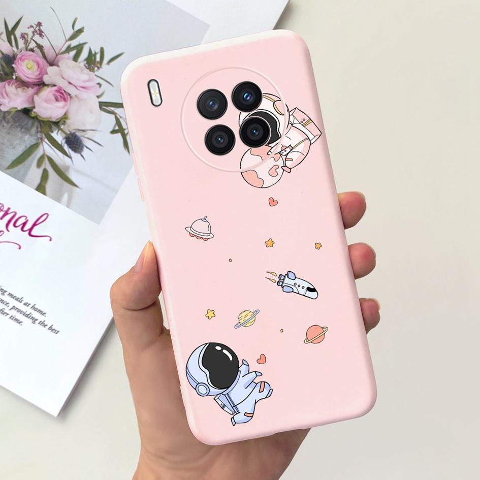 Astronaut Case For Honor 50 Lite Cover Huawei Nova 8i Funda Shockproo Soft Silicone Cute Back Cover on Nova8i Honor50 Lite Coque