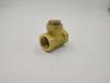 Horizontal Copper Check Valve with Female Thread Yellow Color for Water Use in Water Meter and Pipe DN15-DN50 Sizes Model H14