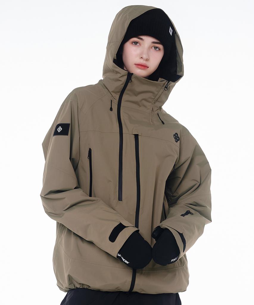 Doll Outerwear 2425 Ricca Snowboard Anorak Jacket Khaki Unisex