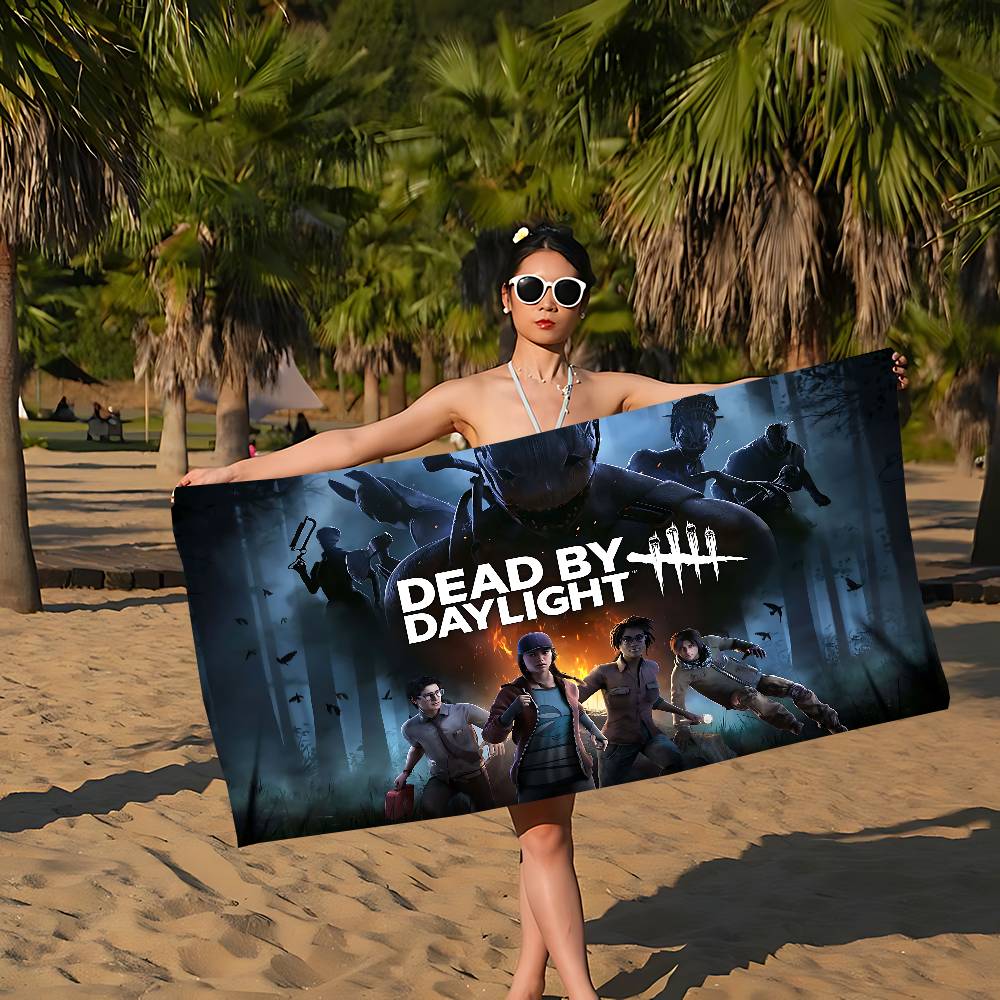 D-Dead B-By-Day Game Microfiber Blanket Quick Drying Beach Towels Oversized Printing Super Absorbent Pool Towel Blanket