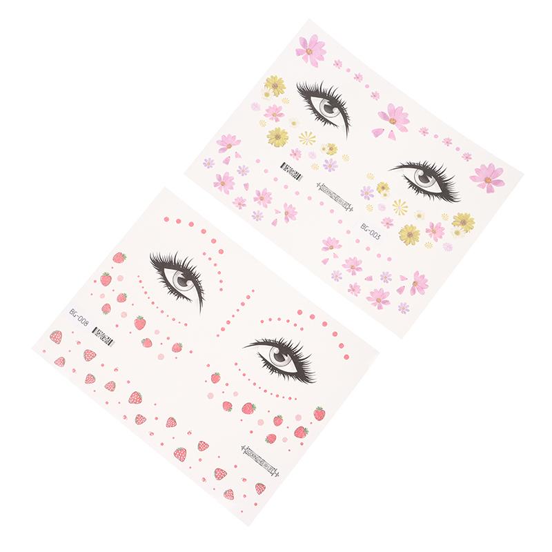 Autocolant cu tatuaj cu aripi de fluture cu zână Ochi impermeabili Machiaj de artă corporală pentru mâini