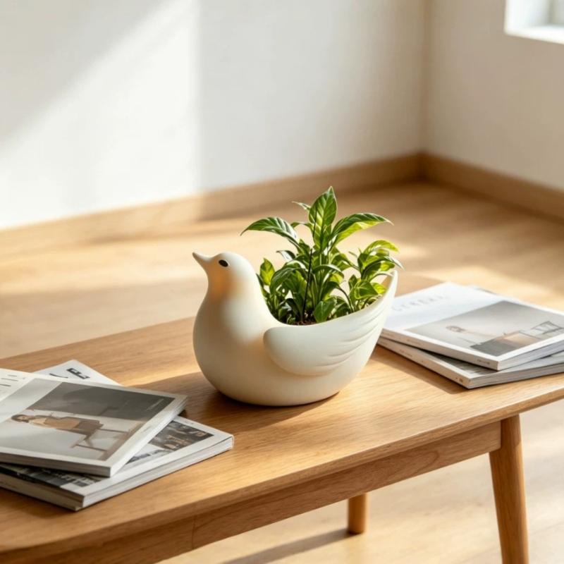Creative Bird Planter Silicone Mould Ideal For Handmade Candle Concrete Pots And Resin Art