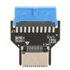 USB Front Panel Adapter 19PIN USB3.0 to Type C Front A Key Interface USB 3.0 19PIN Adapter for PC Motherboard 19PIN to