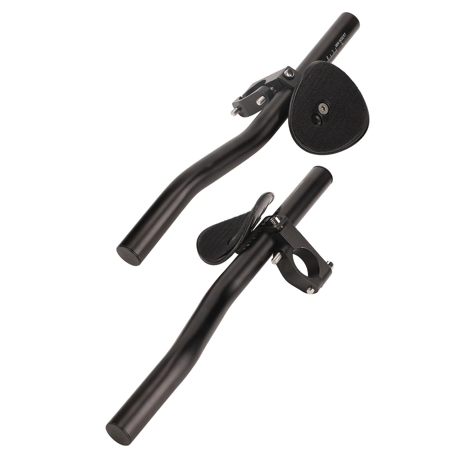 

2PCS Bike Aero Bars Mountain Bike Rest Handlebar Aluminum Alloy Road Bike TT Handle