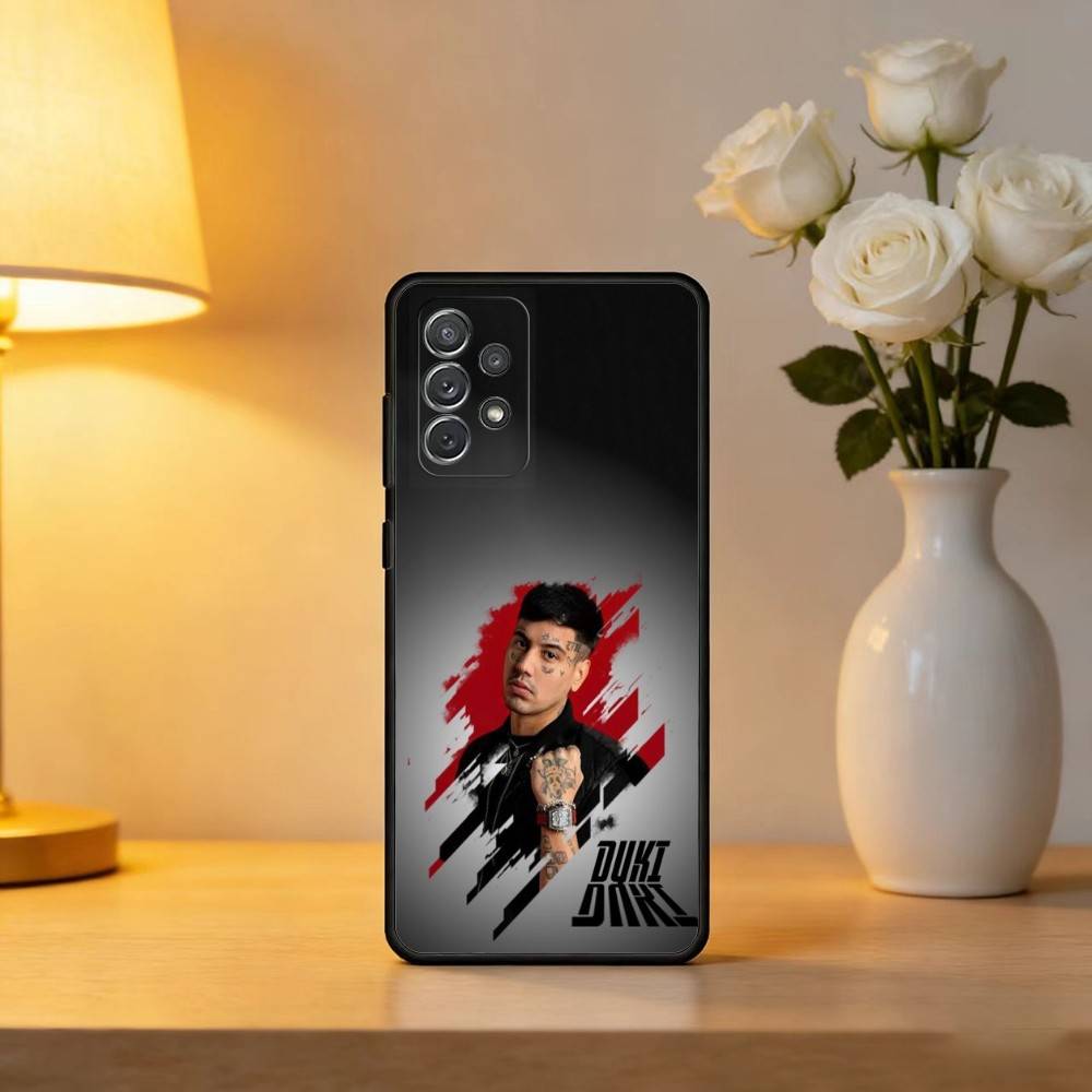 

COOL D-Duki-KI Phone Case For Samsung Galaxy A73,A72,A71,A70,A53,A52,A51,Soft Silicone Black Cover Samsung a50 30s 50s