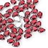 Drop Back Clear Iron-on Rhinestone Acrylic Stones for DIY Clothing