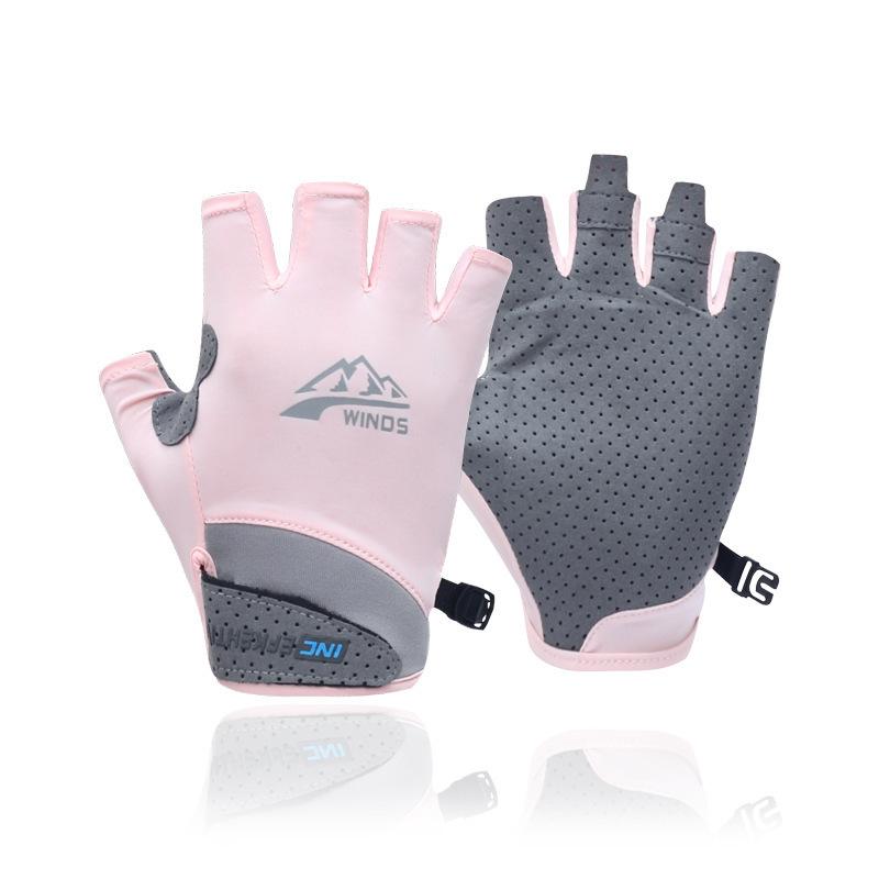 Fishing Luya Gloves Sports Ice Silk Sunscreen Men's Breathable Fitness Bike Driving Outdoor Summer Women