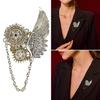 Steampunk Brosche für Cosplay Party Damen Halloween Kostüm Brooch Hut Dekor