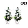3PCS Christmas Tree Mini Christmas Tree Desktop Decorations Window Decorations Christmas Children's Gifts Christmas Decorations