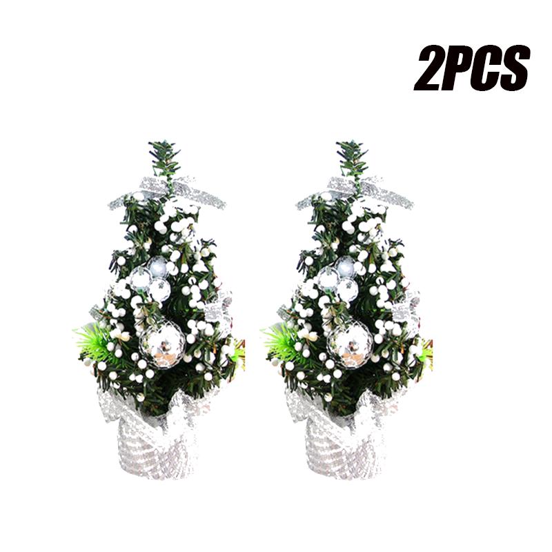 3PCS Christmas Tree Mini Christmas Tree Desktop Decorations Window Decorations Christmas Children's Gifts Christmas Decorations