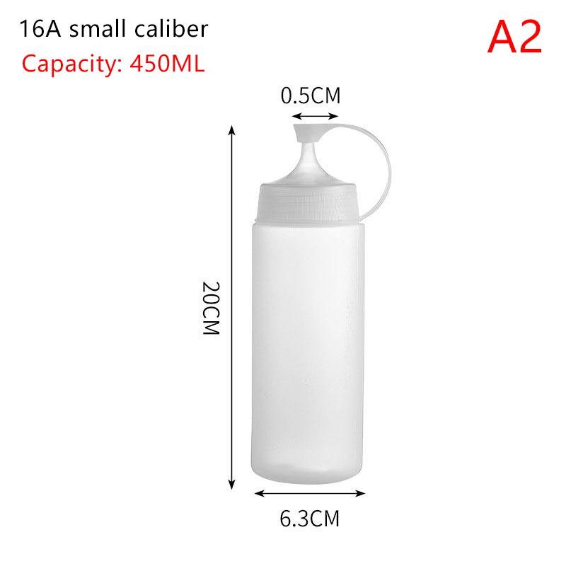 350/450/600Ml Squeeze Sauce Bottles Condiment Dispenser Large Mouth Dustproof Kitchen Seasoning Salad Sauce Olive Oil Bottle