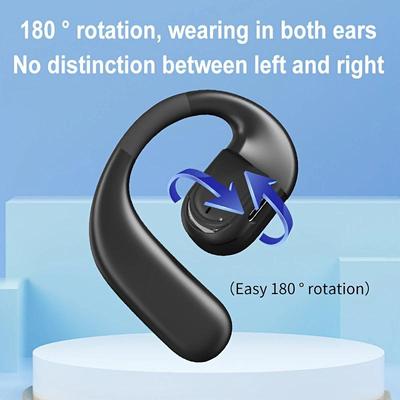 1 db Bluetooth 5.4 Üzleti Fülhallgató Vezeték nélküli Egyoldalas Fejhallgató Mikrofonnal Mini Fülkampós Sztereó Zene Fülhallgató Telefonhoz