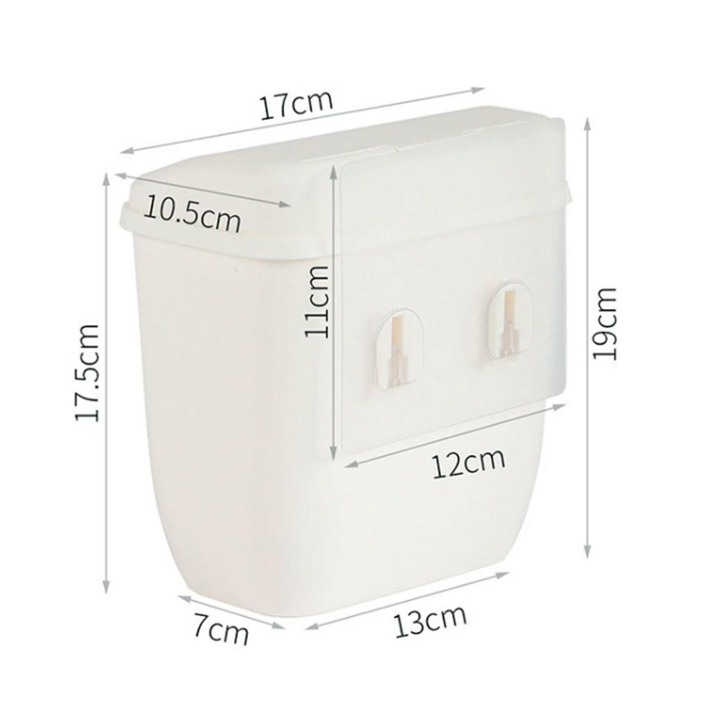 Hängender Mülleimer Wandmontierter Abfalleimer Kleiner Plastikmülleimer für Küche Badezimmer Unter Schrank Aufbewahrung