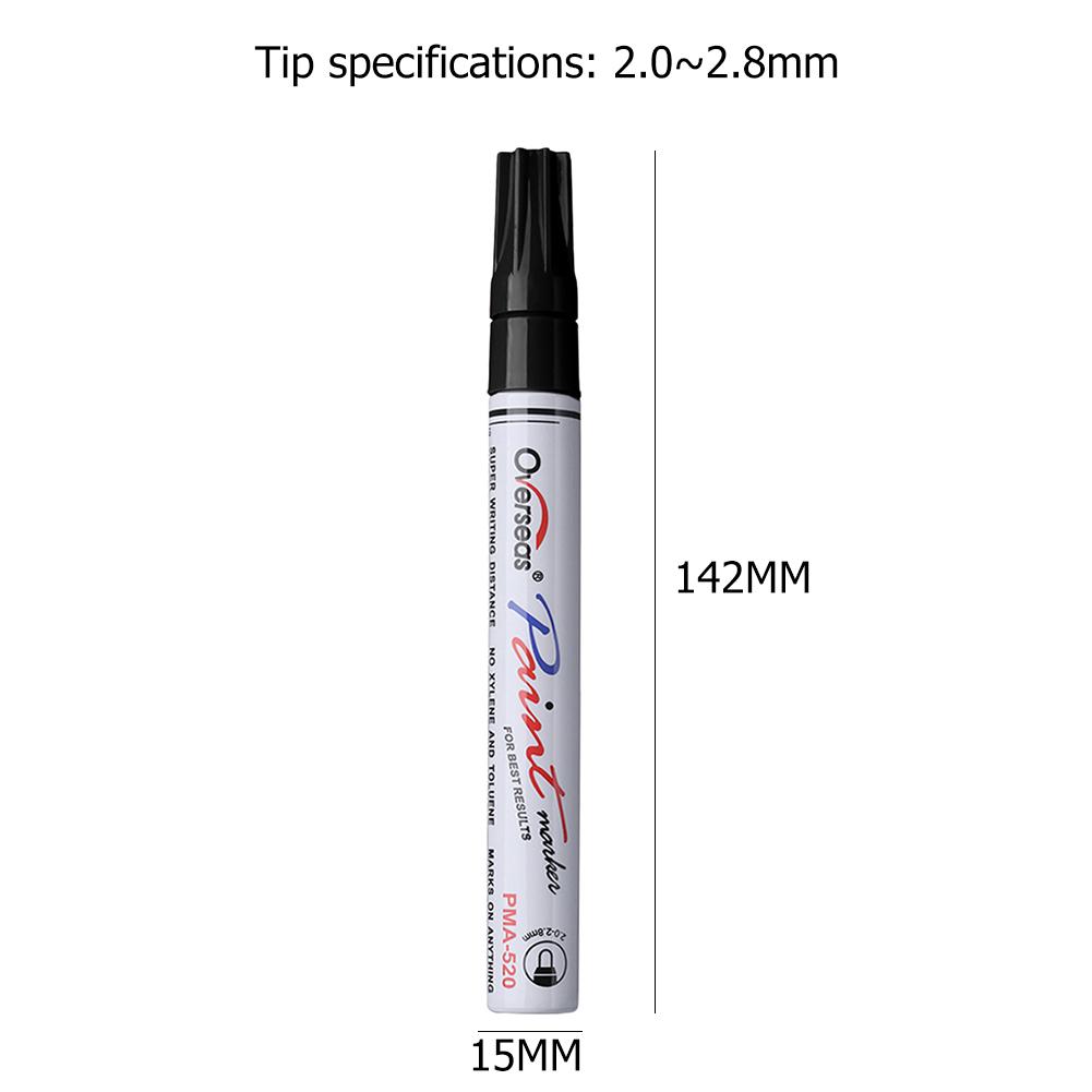 

Car Scratch Repair PenWaterproof Auto Touch Up Paint Pen Fill Remover Vehicle Tyre Paint Marker Clear for Car Styling Fix Care чёрный