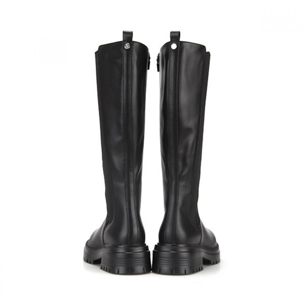 Barbara Leather Daily Basic Long Boots Bbe836bk