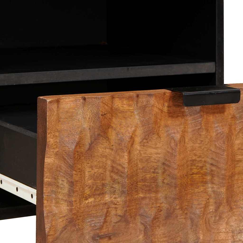 Nightstand Brown 40 x 33 x 46 cm Solid Mango Wood
