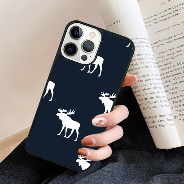 Beautiful Nature Wild Reindeer Moose Stag Phone Case Back Cover for iPhone 17 Air 16 15 14 13 11 12 Pro Max Plus