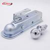 Full Set 2" Straight Trailer Coupler With 2" Hitch Ball 50mm & 2" Channel Capacity 3500lbs Fit For ATV UTV Cargo Buggy Parts