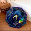 Colorfulanimals Pattern Pattern New Style Umbrella, 1 Piece Automatic Folding Umbrella, Portable Travel Umbrella, Outdoor Umbrella, Birthday Gift