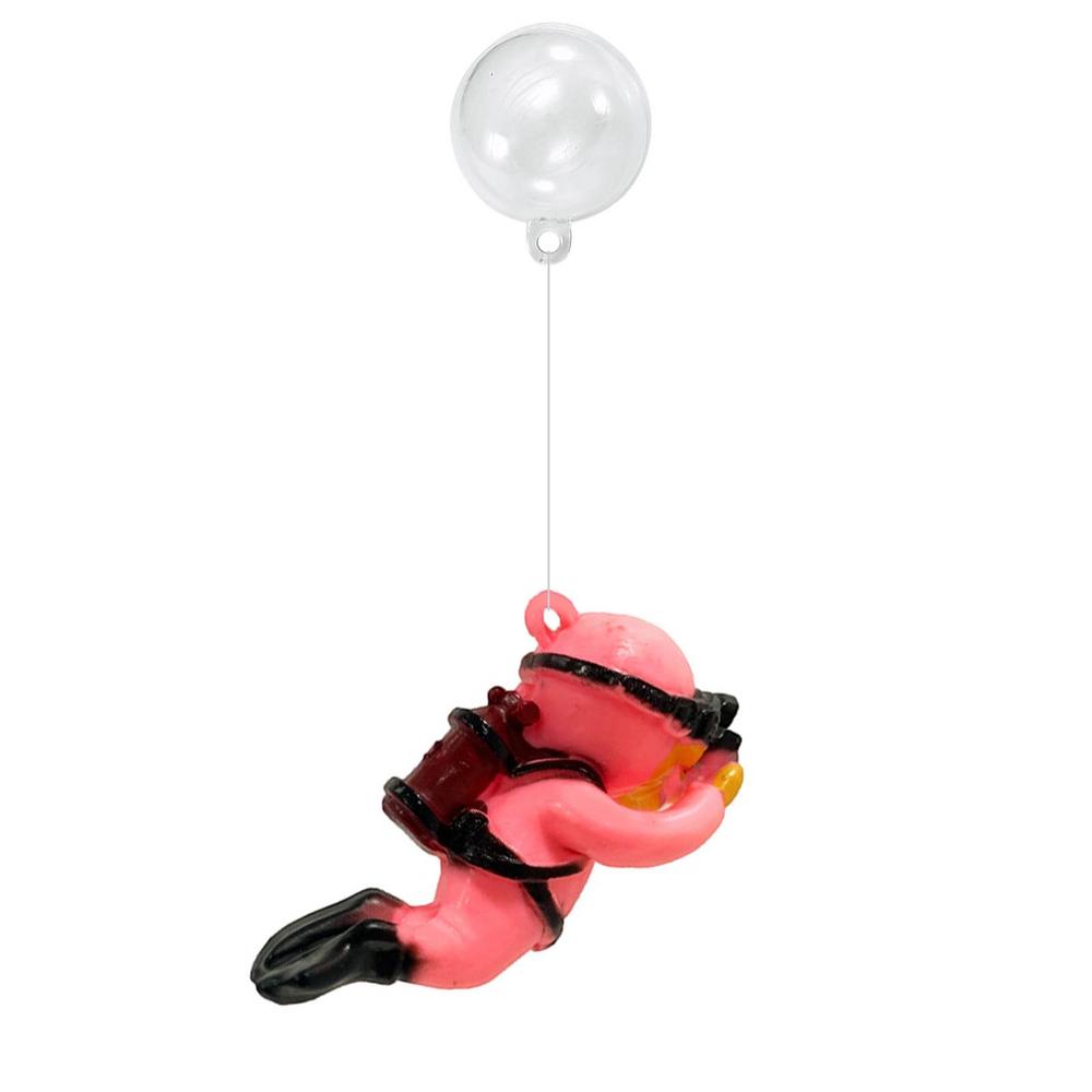 Floating Fish Tank Decorations Fish Tank Decoration Cartoon Fish Playmate Fat Diver Viewing Floating Pendant Fish Tank Floating