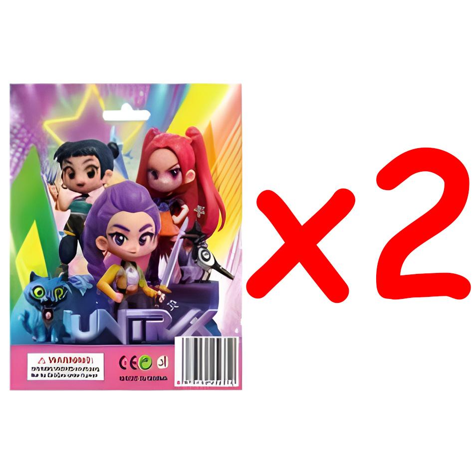 24 Stück Überraschungsbox Anime Kpop Dämonenjäger Figur Spielzeug Sammelmodell für Fans Desktop Dekoration Animierte Zeichnungen Gaming