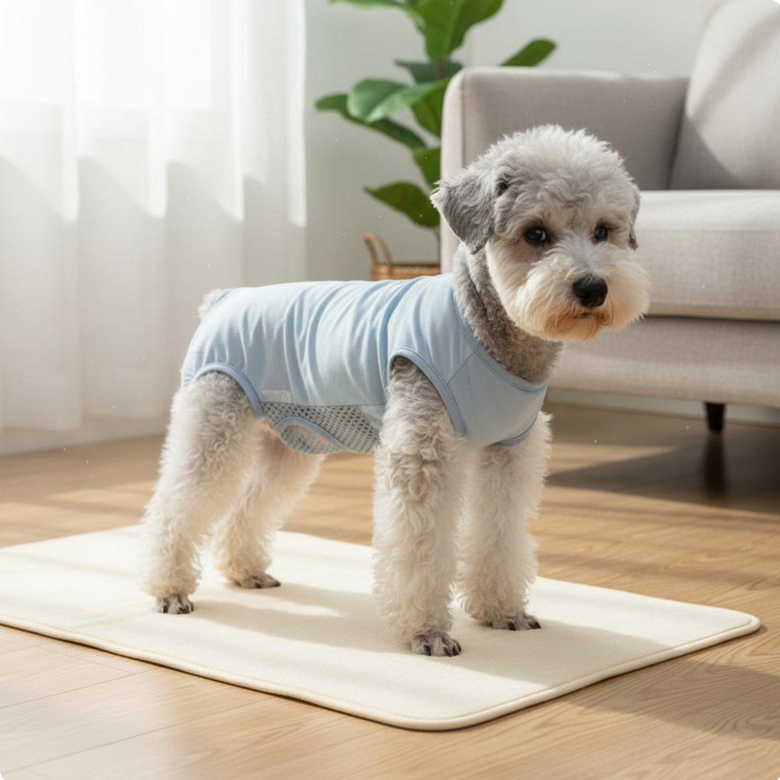 Male Dog Anti-Harassment Suit Lightweight Post-Op Pet Suit Pet Recovery Onesie Cone Substitute Dog Surgery Onesie