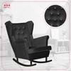 Diana Rocking Chair Scandinavian Family Meble Deep Black R31