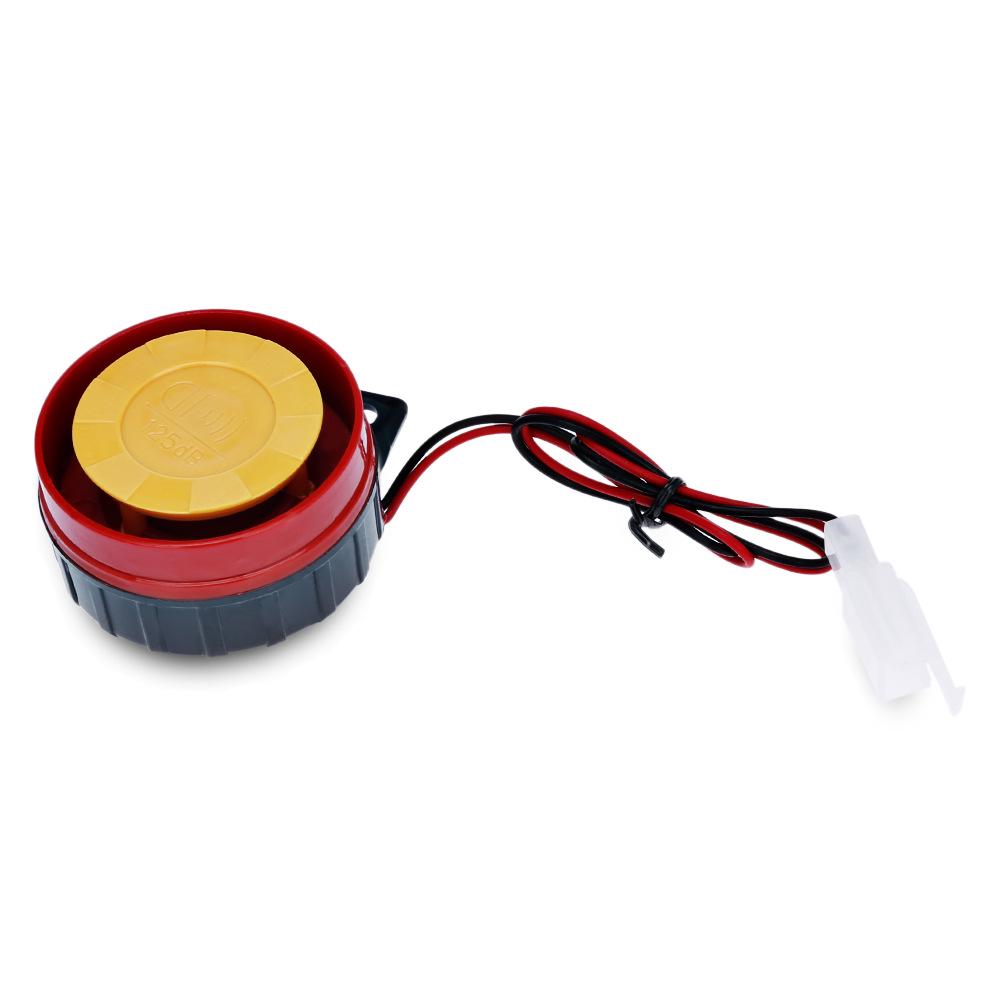 12V Motorcycle Alarm with Start, Dual Flash, and Automatic Defense