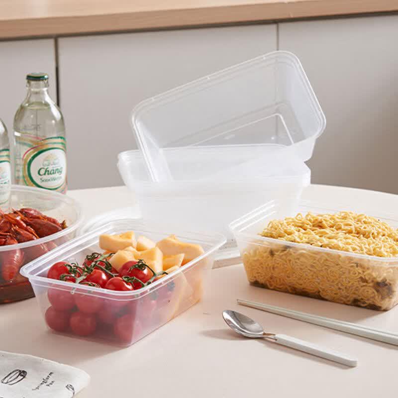 Fresh Life Large Rectangular Meal Prep & Picnic Containers (8-Pack)