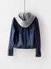 Women’s Korean Style Slim Fit Hooded Denim Jacket - Spring/Autumn 2025.