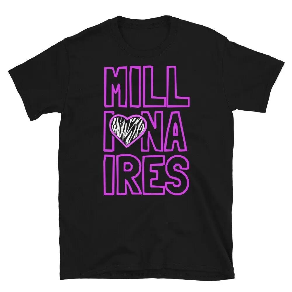 T-shirt MILLIONAIRES Logo Empilé avec Cœur Scène MySpace Groupe