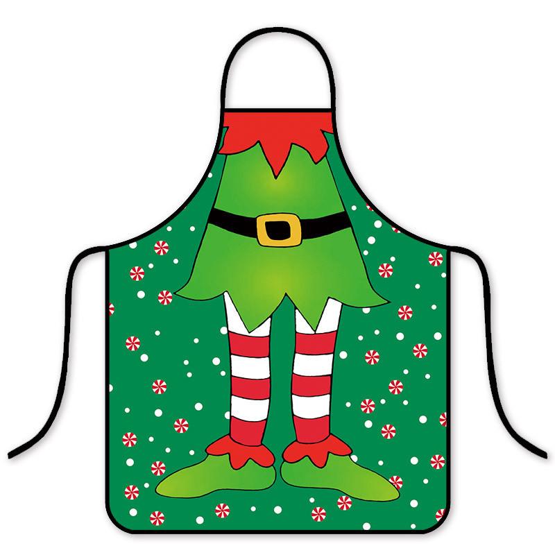 Christmas Holiday Waterproof Oilresistant Apron With Creative Fun Patterns For Adults And Kids