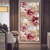 Abstract Flowers Canvas Prints Wall Art Painting,Textured Floral Poster,Wall Art Picture Home Decorations,Unframed,Gift