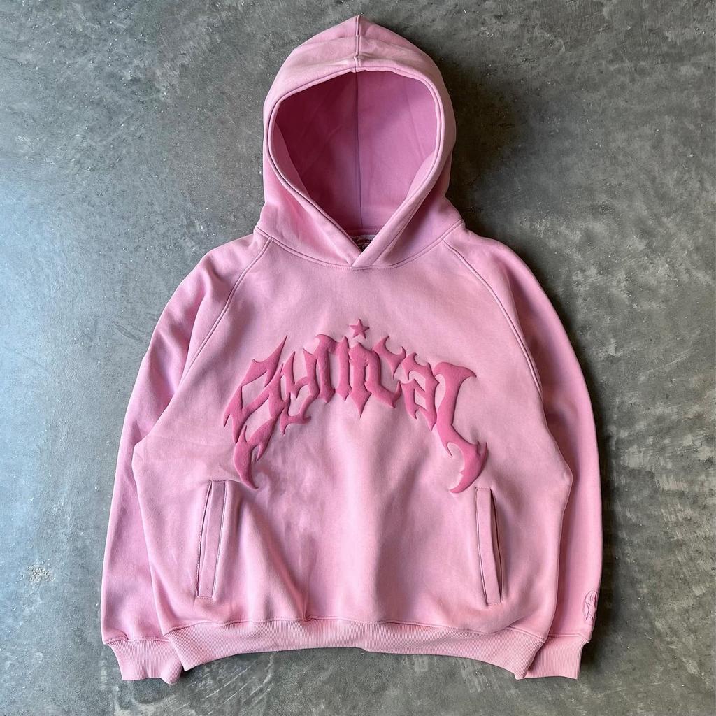 American Retro Zipper Sweater Star Print Hoodie Trendy Men's Casual Jacket