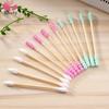 100pcs/Pack Double Head Cotton Swab Women Makeup Cotton Buds Tip For Medical Wood Sticks Nose Ears Cleaning Health Care Tools