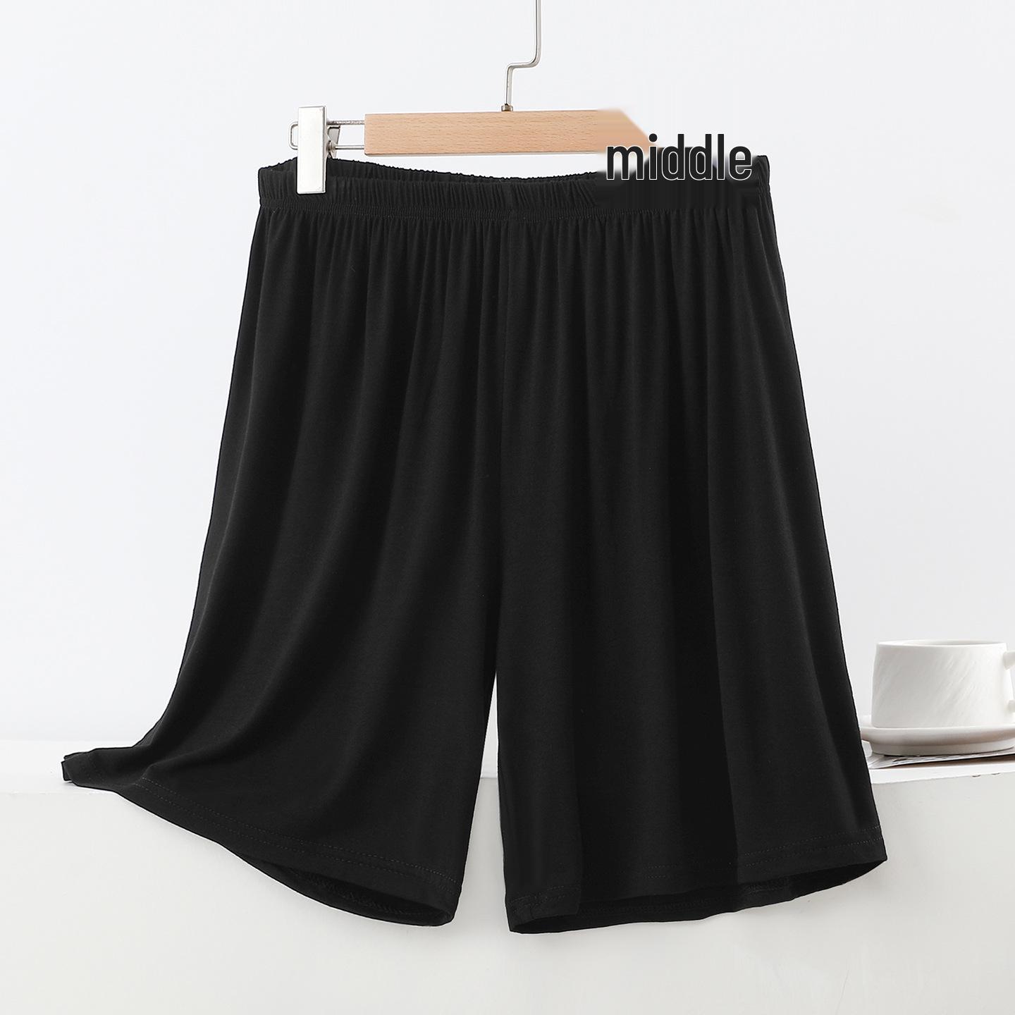 

Женские модальные пижамные штаны - Летние тонкие, свободные, больших размеров шорты и капри для дома или повседневной носки XXL