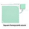 Pet cat dog silicone honeycomb licking pad anti-choking and leak-proof slow-feeding pad suction cup pet licking pad