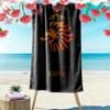 KNVB Print Beach Towel, Large Soft Quick Dry Towel for Beach Camping Swimming