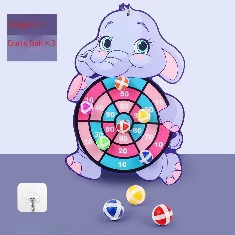 New Montessori Throw Sport Slings Target Sticky Ball Dartboard Basketball Board Games Educational Children'S Outdoor Game Toy