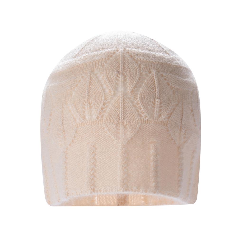 Autumn and winter new cashmere hat women's hand-crocheted thickened warm foreign style good-looking baotou hat