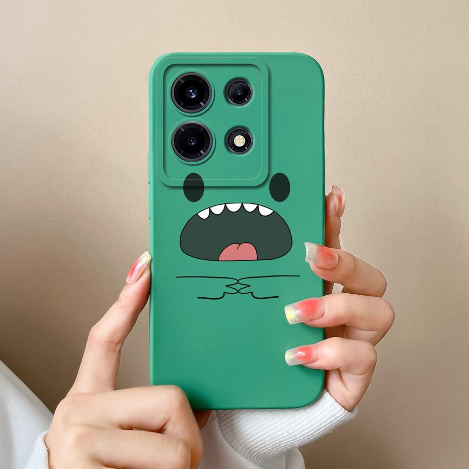 Case For Infinix Note 30 Pro Vip 30i Flower Soft Liquid Silicone Camera Lens Protection Back Cover For Infinix Note30 30 i Coque