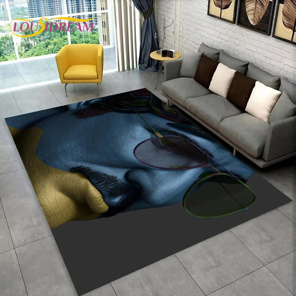 Jose Pedro Balmaceda Pascal Photo Area Rug,Carpet Rug for Home Living Room Bedroom Sofa Doormat Decor,kids Non-slip Floor Mat 3D