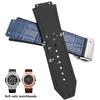 For HUBLOT BIG BANG Genuine Leather 25mm*19mm Waterproof Men's Watch Strap Chain Watch Rubber Watch Chain