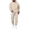 Men's Hooded Sweatsuit Set with Loose Fit for Fall Winter Casual Athletic Wear