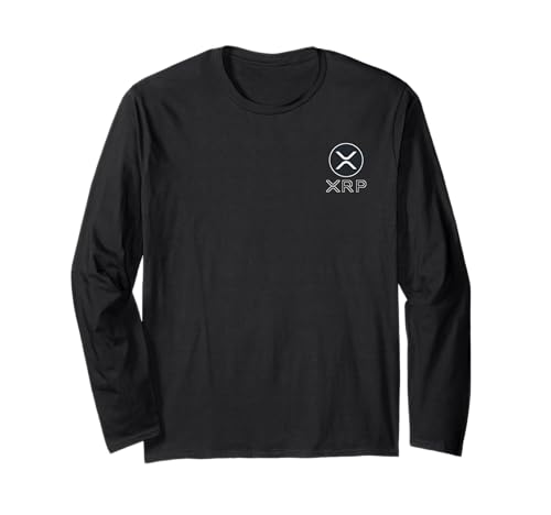 XRP Ripple Cryptocurrency Pocket Logo Long Sleeve T-Shirt